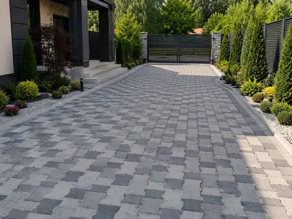 kilit parke taşı döşeme